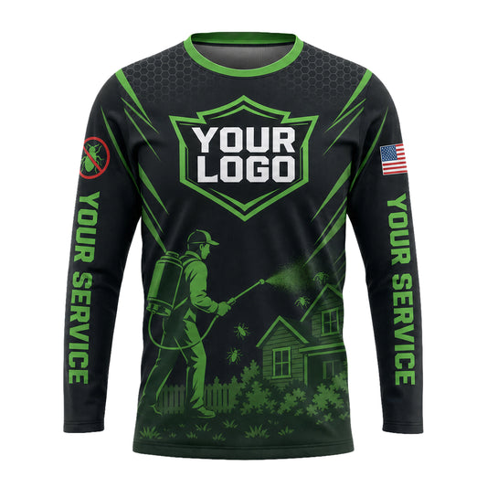 Green Home Defense Fogger pest control shirt PCST03 - front