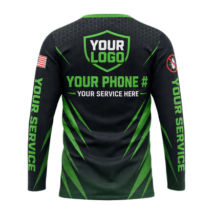 Kitchen Crawler Green Ops pest control shirt PCST05 - back