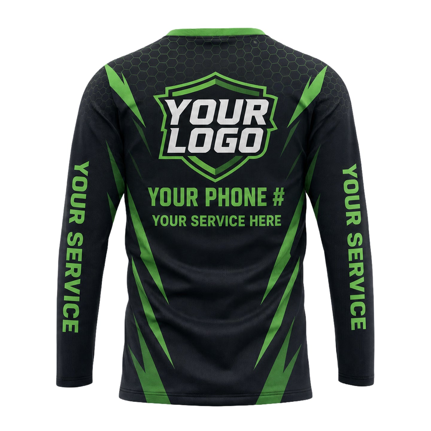 Nightwatch Green Inspector pest control shirt PCST06 - back