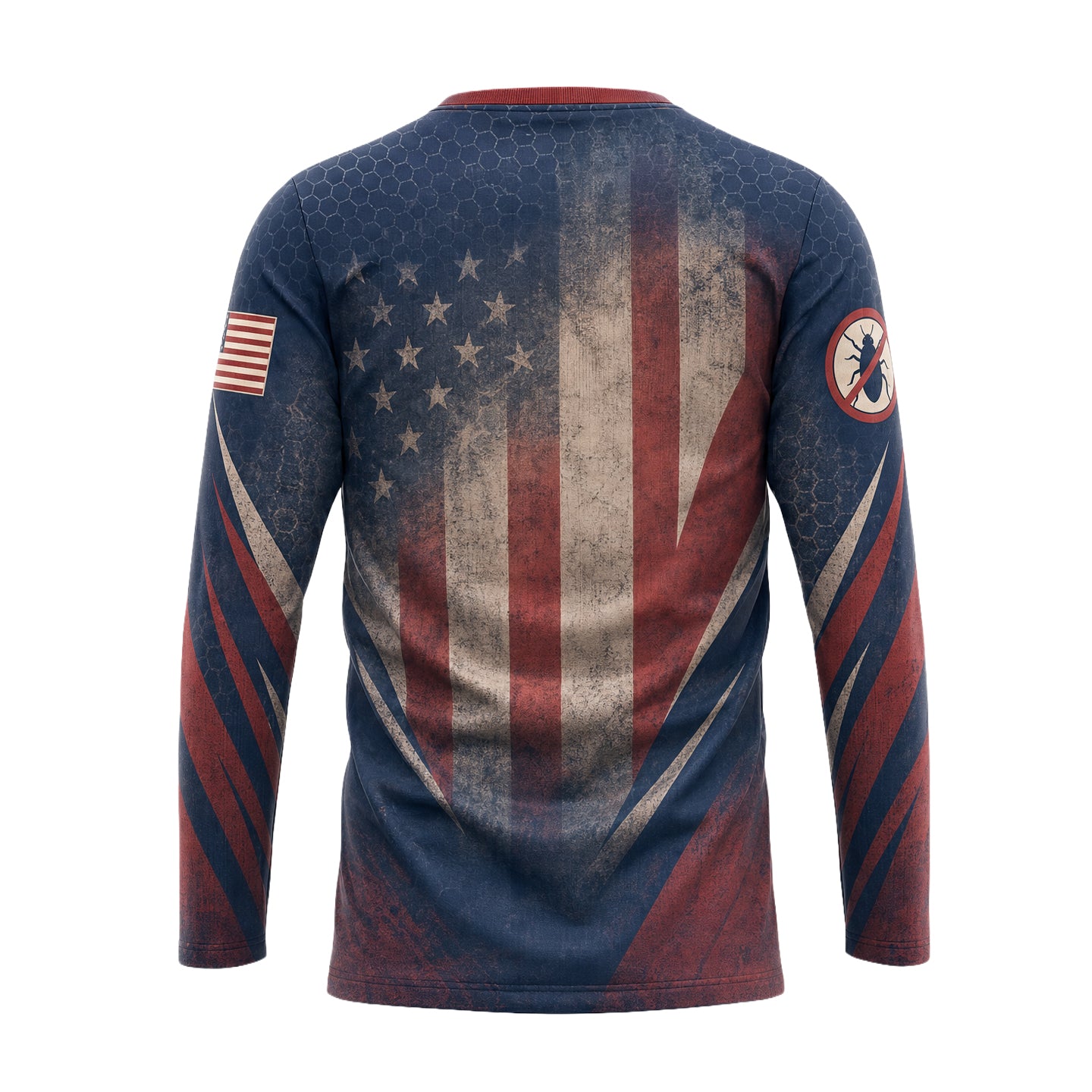 Patriot Eagle Sprayer Crest pest control shirt PCUP02 - back