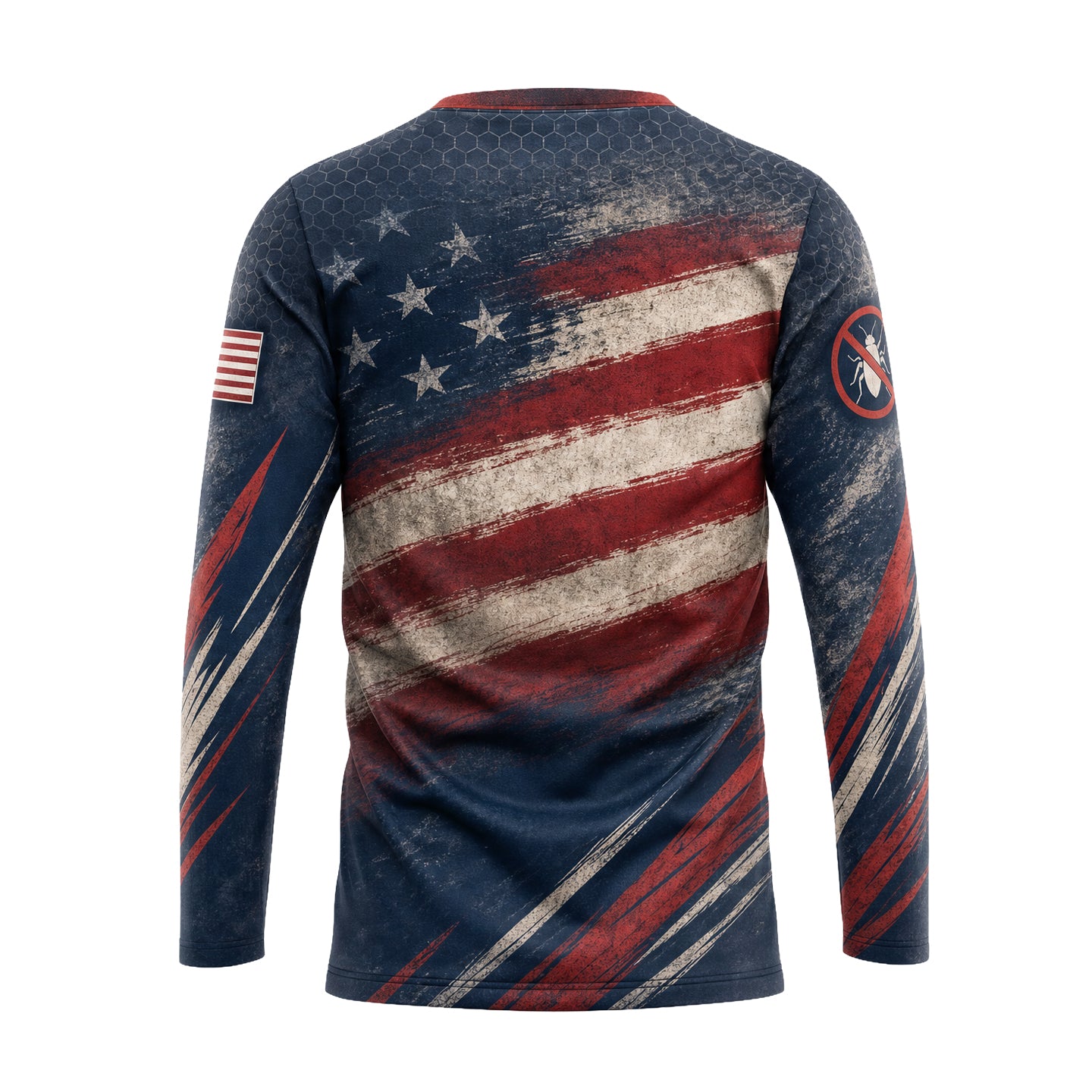 Old Glory Fogger Patrol pest control shirt PCUP03 - back