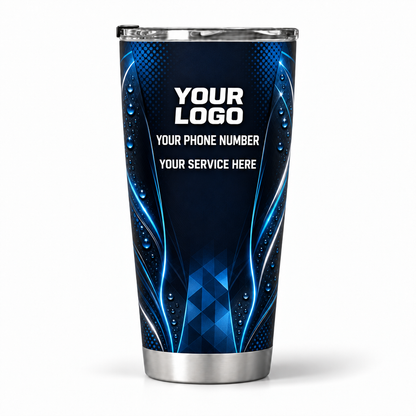 ADN001 personalized tumbler 20oz back product mockup