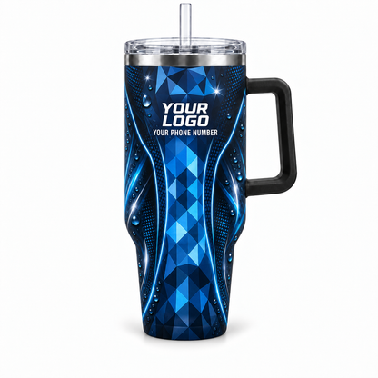 ADN001 personalized tumbler 40oz front product mockup
