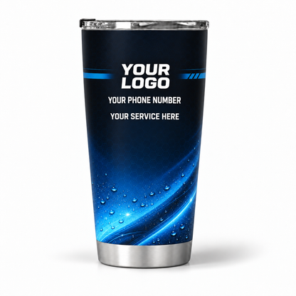 ADN002 personalized tumbler 20oz back product mockup
