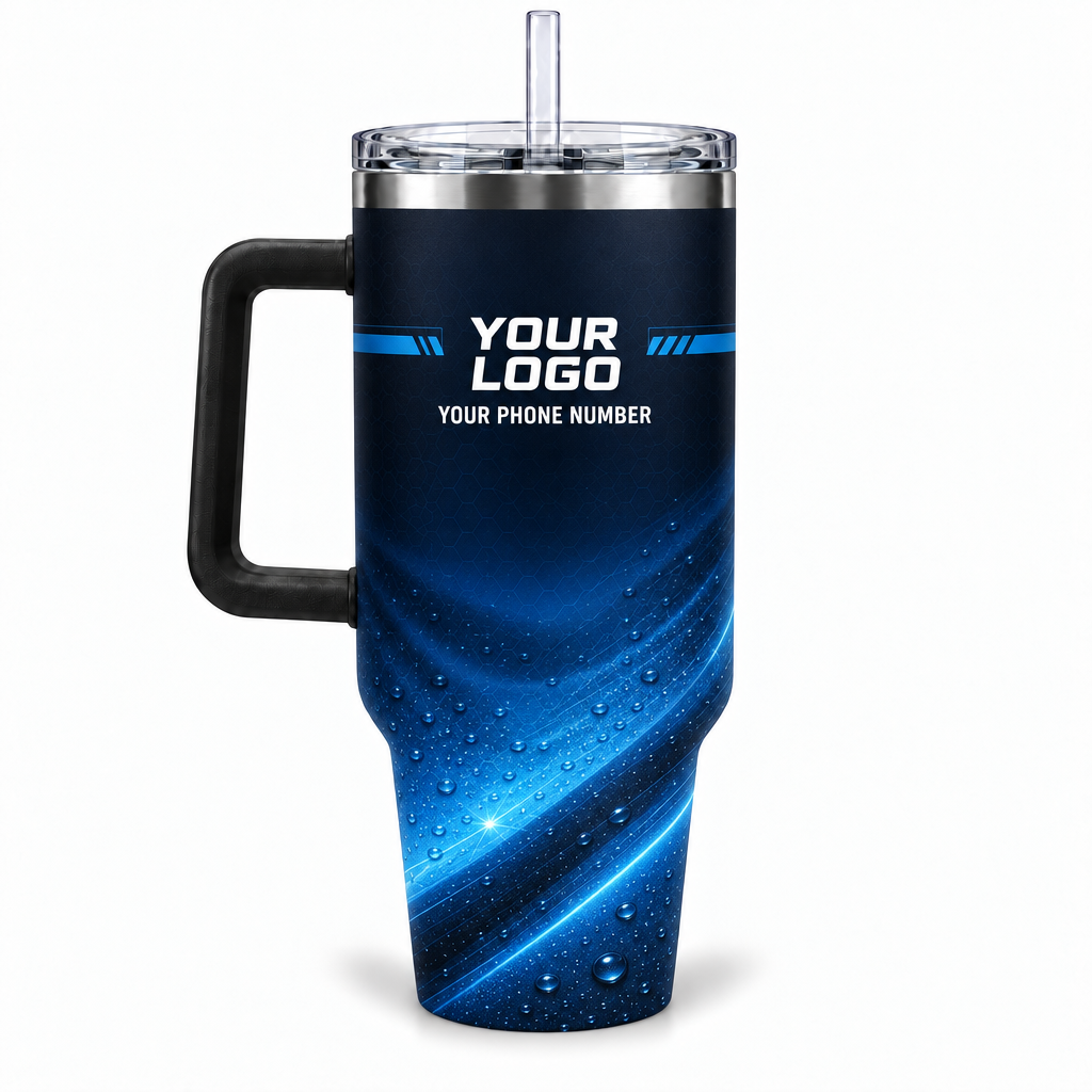 ADN002 personalized tumbler 40oz back product mockup