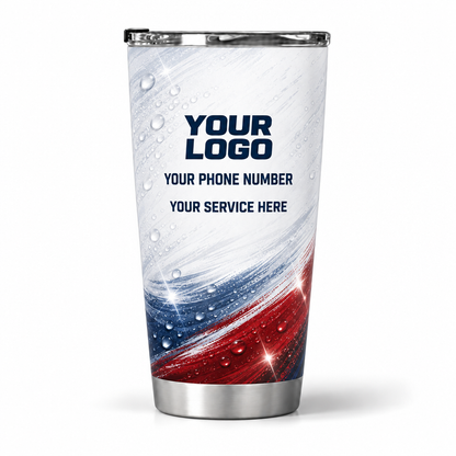 ADN003 personalized tumbler 20oz back product mockup
