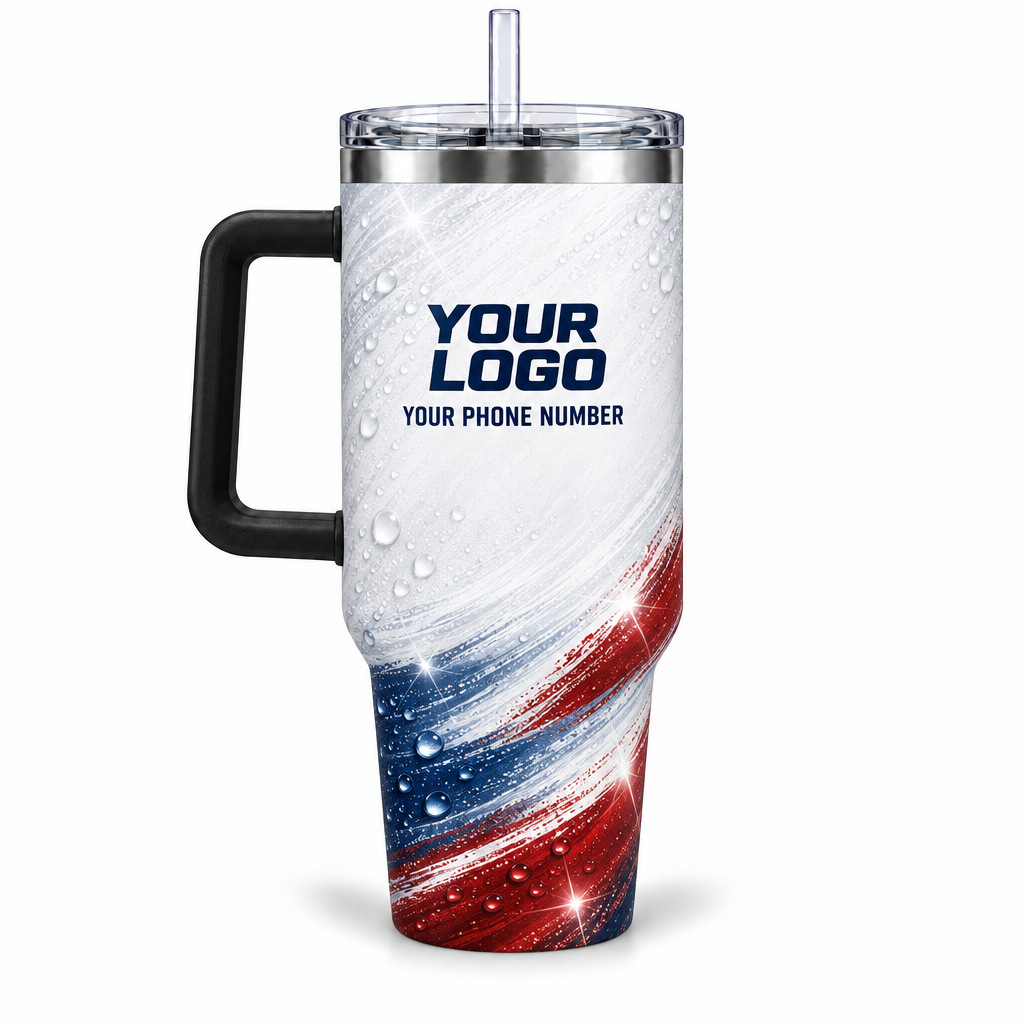 ADN003 personalized tumbler 40oz back product mockup