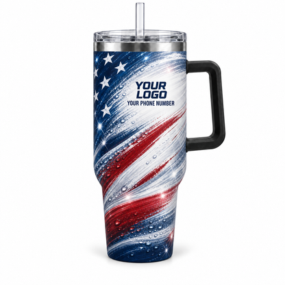 ADN003 personalized tumbler 40oz front product mockup