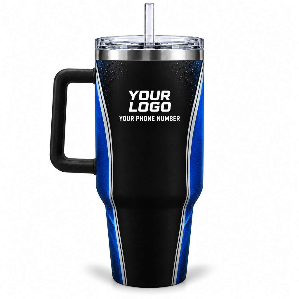 ADN004 personalized tumbler 40oz back product mockup