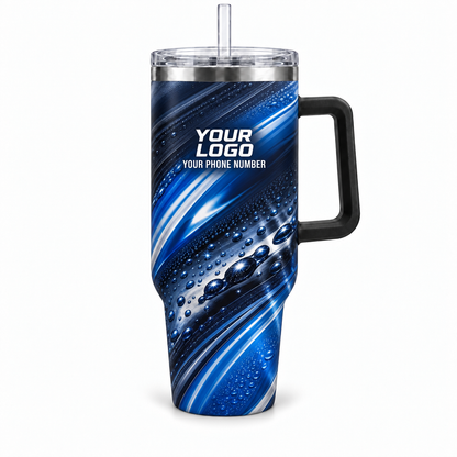 ADN004 personalized tumbler 40oz front product mockup