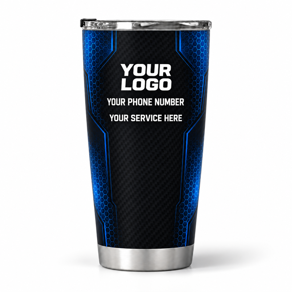 ADN005 personalized tumbler 20oz back product mockup