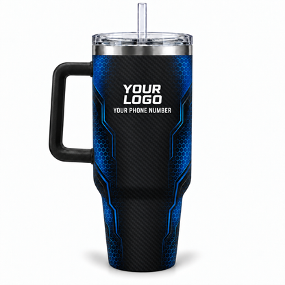 ADN005 personalized tumbler 40oz back product mockup