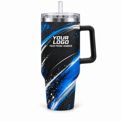 ADN006 personalized tumbler 40oz front product mockup