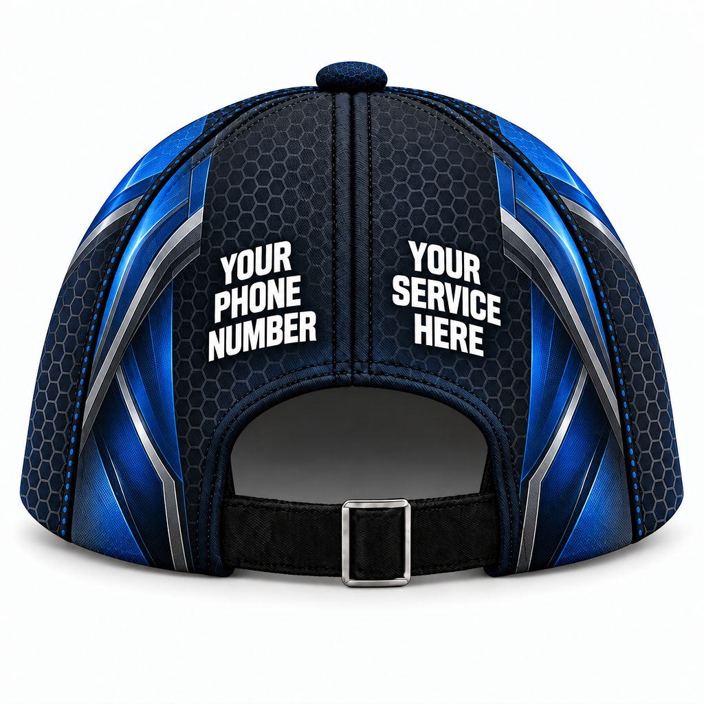 ADN007 personalized cap back product mockup