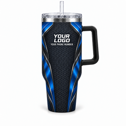 ADN007 personalized tumbler 40oz front product mockup