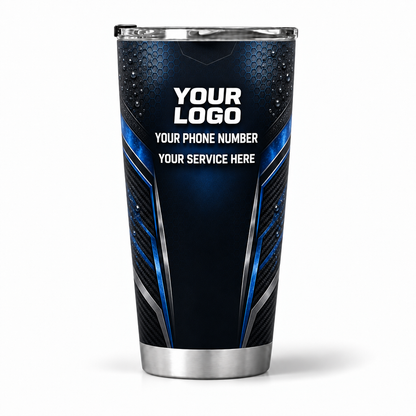 ADN008 personalized tumbler 20oz back product mockup