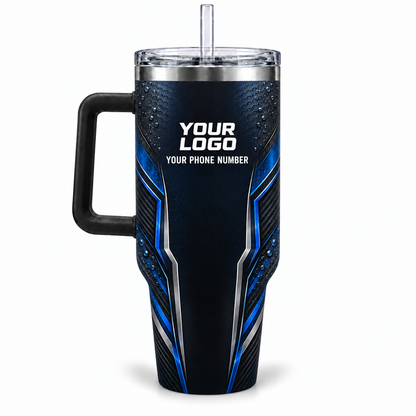 ADN008 personalized tumbler 40oz back product mockup