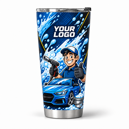 ADN011 personalized tumbler 20oz front product mockup