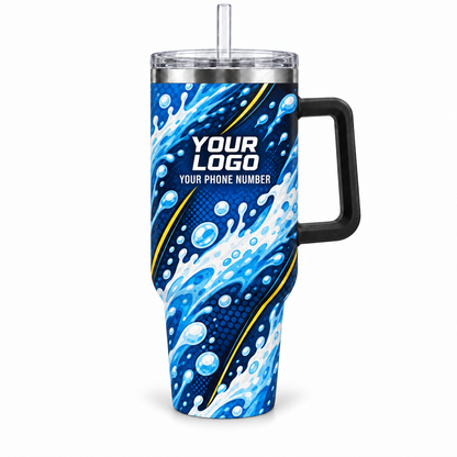 ADN011 personalized tumbler 40oz front product mockup