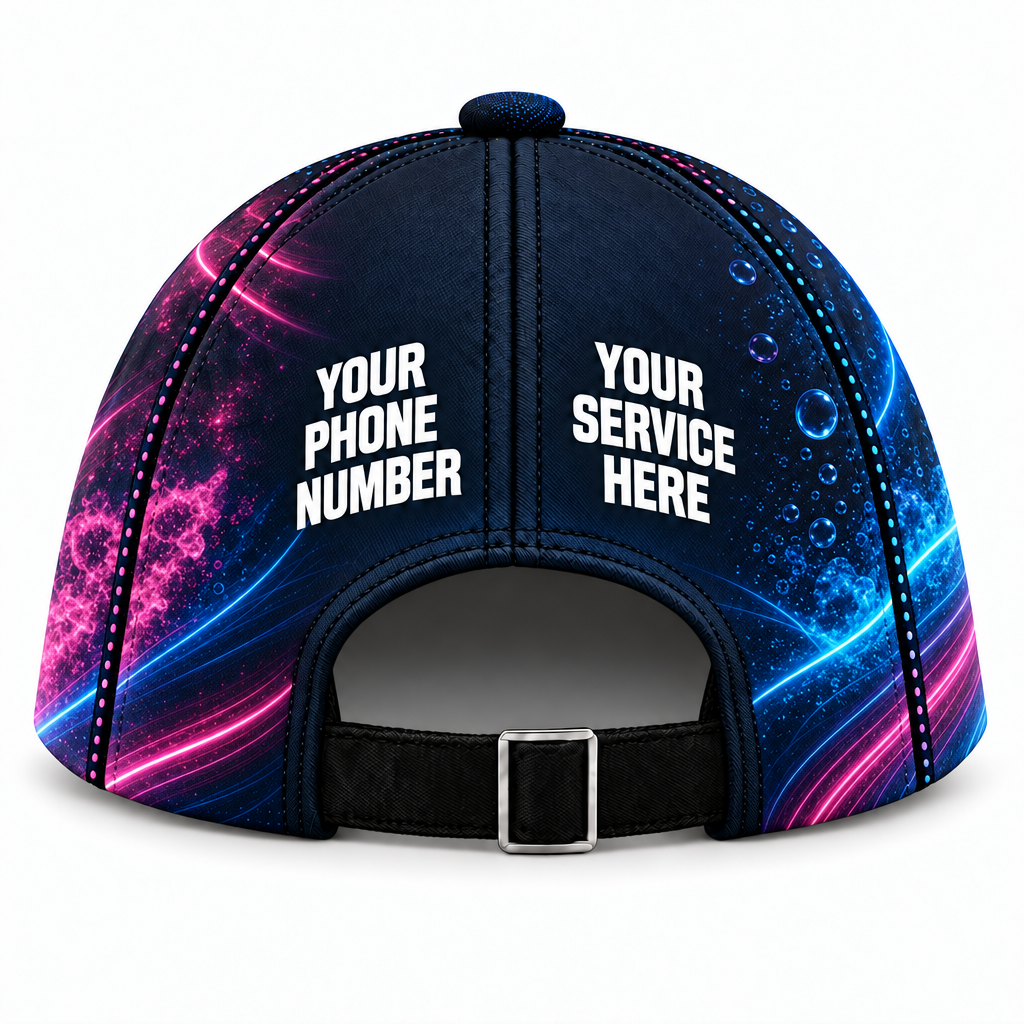 ADN012 personalized cap back product mockup