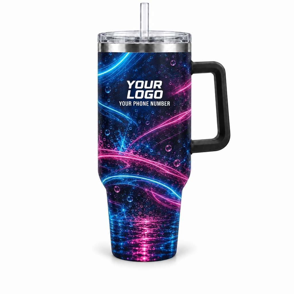 ADN012 personalized tumbler 40oz front product mockup