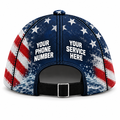 ADN013 personalized cap back product mockup