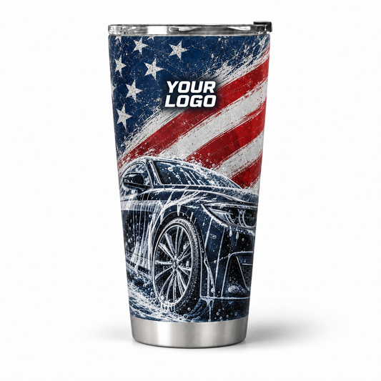ADN013 personalized tumbler 20oz front product mockup