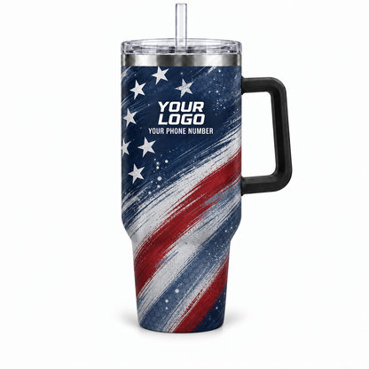 ADN014 personalized tumbler 40oz front product mockup
