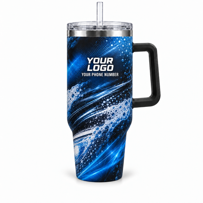 ADN015 personalized tumbler 40oz front product mockup