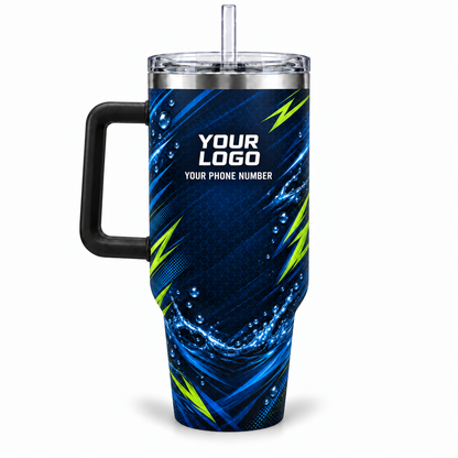 ADN016 personalized tumbler 40oz back product mockup