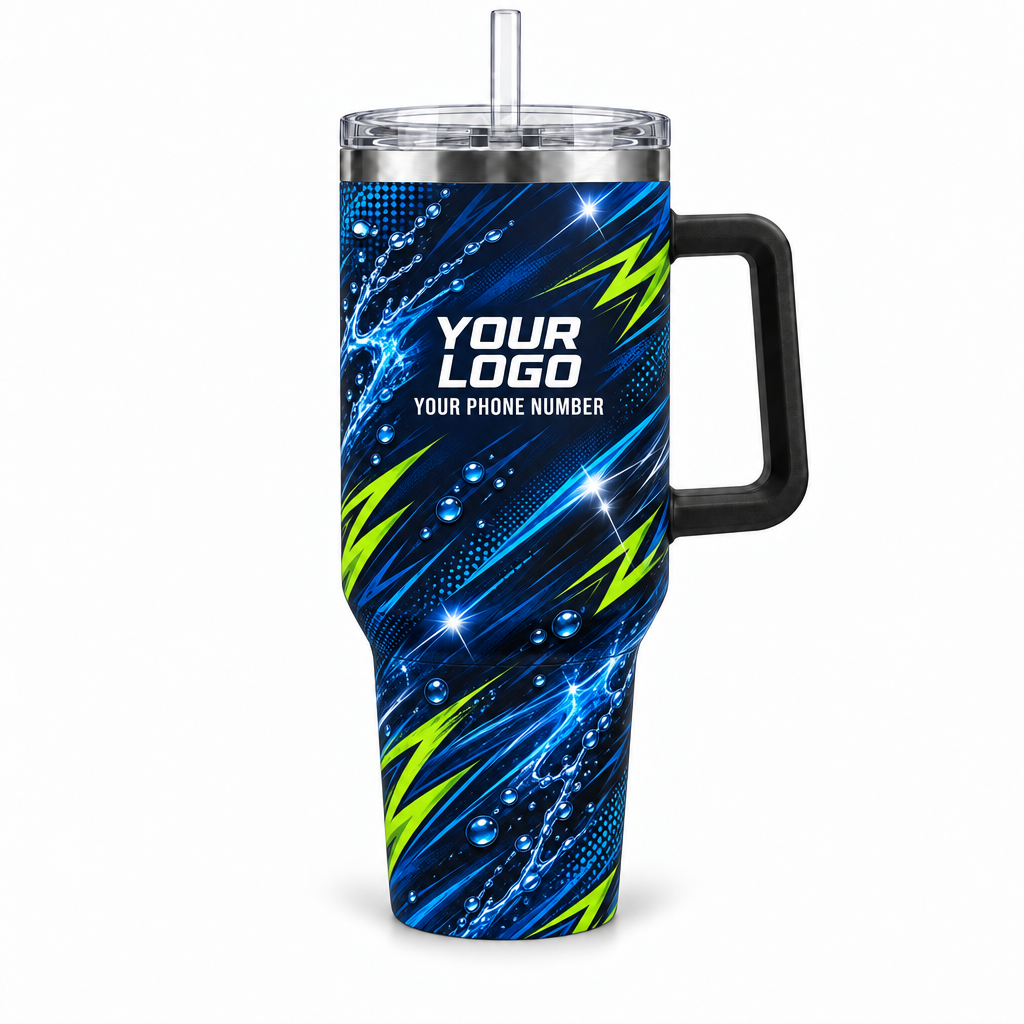 ADN016 personalized tumbler 40oz front product mockup