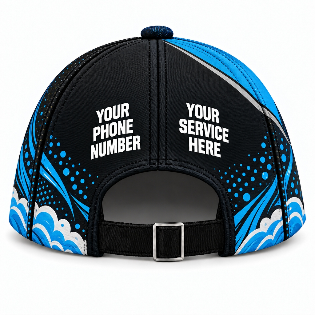 ADN018 personalized cap back product mockup