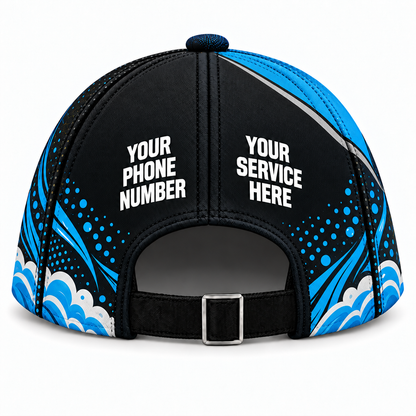 ADN018 personalized cap back product mockup