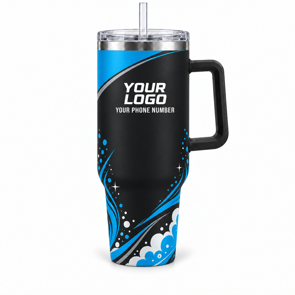 ADN018 personalized tumbler 40oz front product mockup