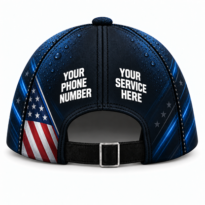 ADN020 personalized cap back product mockup