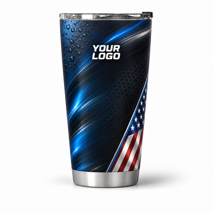 ADN020 personalized tumbler 20oz front product mockup