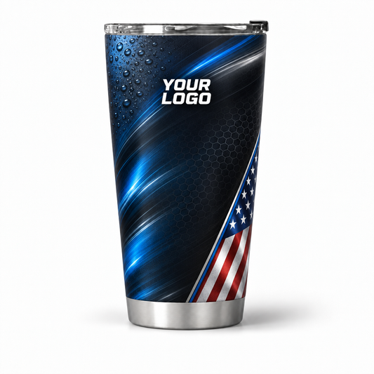 ADN020 personalized tumbler 20oz front product mockup