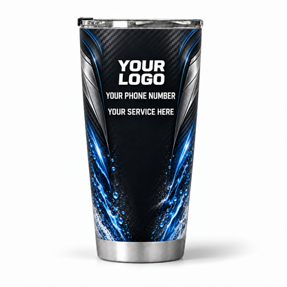 ADN021 personalized tumbler 20oz back product mockup