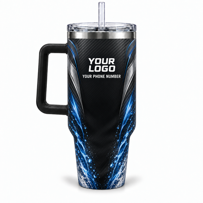 ADN021 personalized tumbler 40oz back product mockup