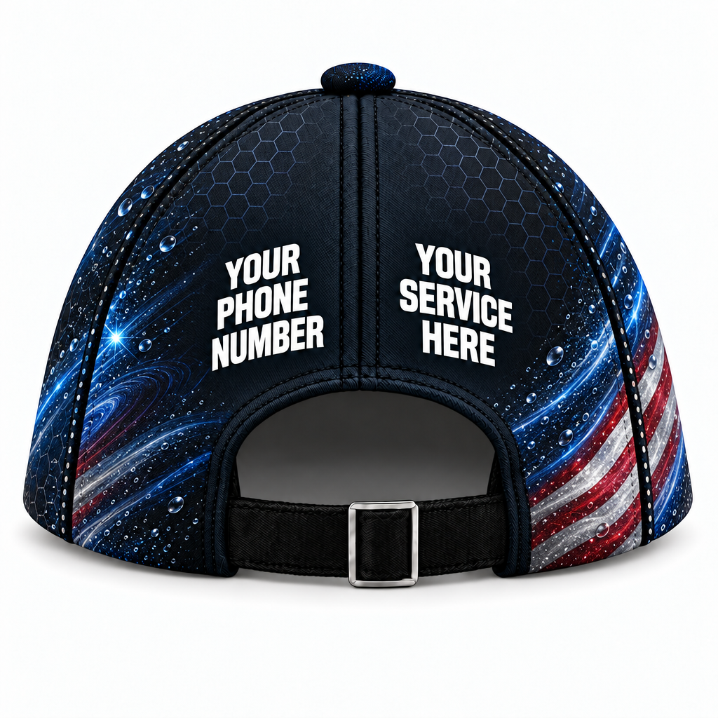 ADN023 personalized cap back product mockup