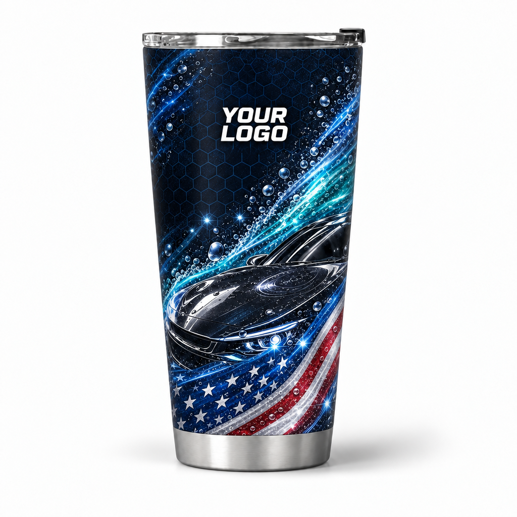 ADN023 personalized tumbler 20oz front product mockup