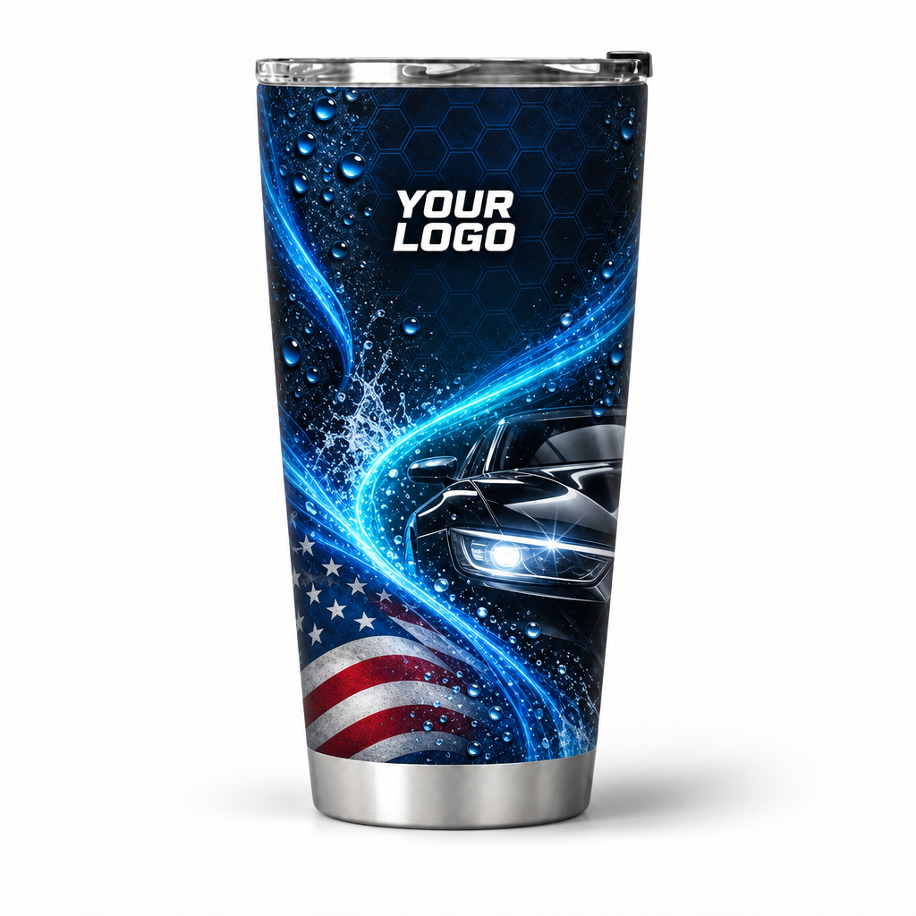 ADN024 personalized tumbler 20oz front product mockup