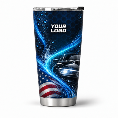 ADN024 personalized tumbler 20oz front product mockup