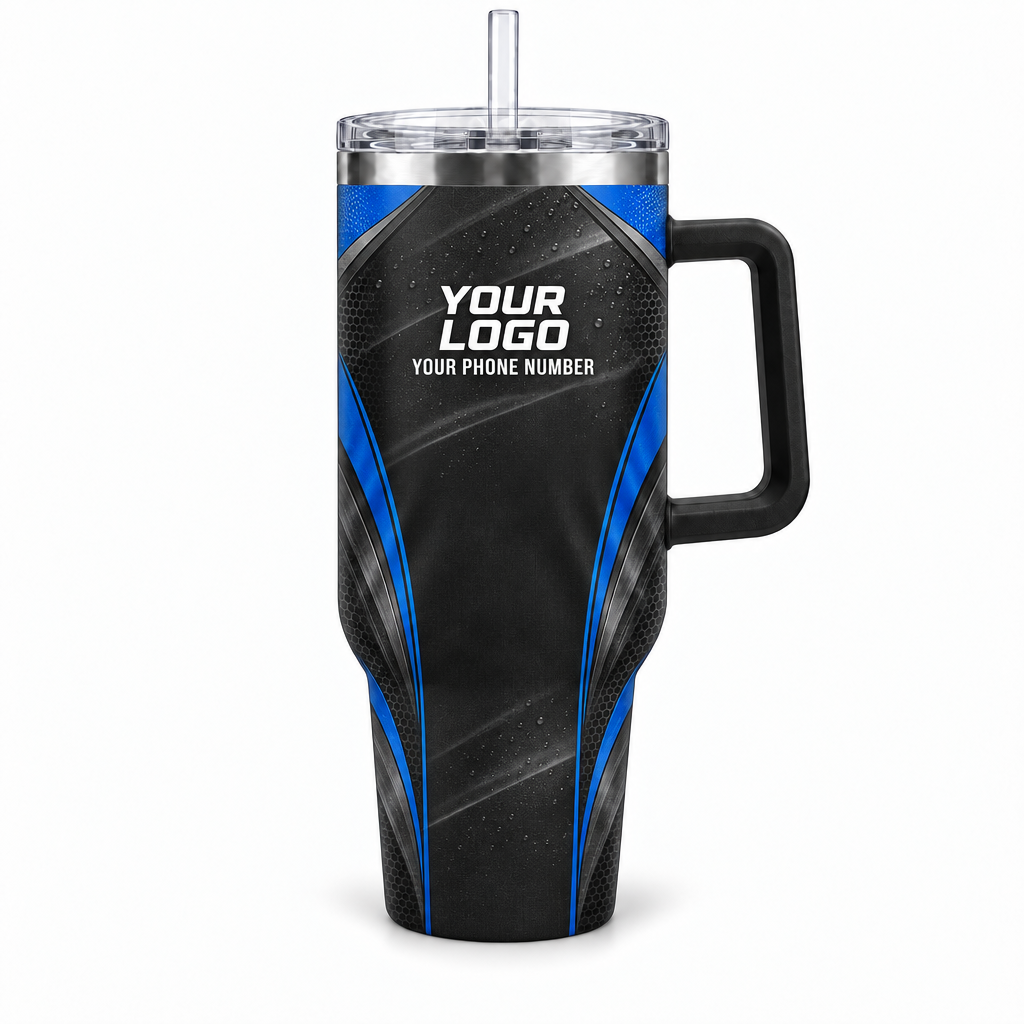 ADN027 personalized tumbler 40oz front product mockup