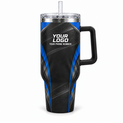 ADN027 personalized tumbler 40oz front product mockup