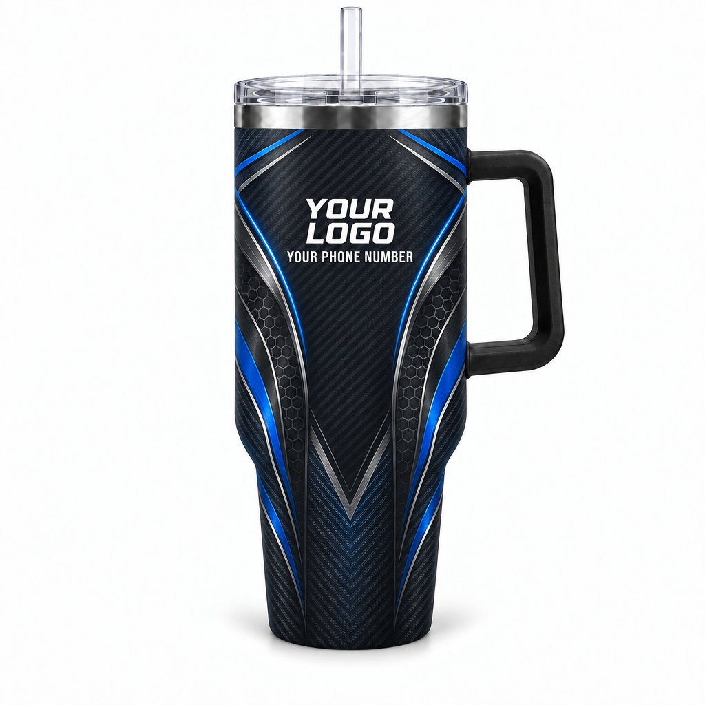 ADN032 personalized tumbler 40oz front product mockup