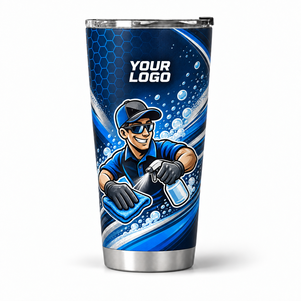 ADN033 personalized tumbler 20oz front product mockup