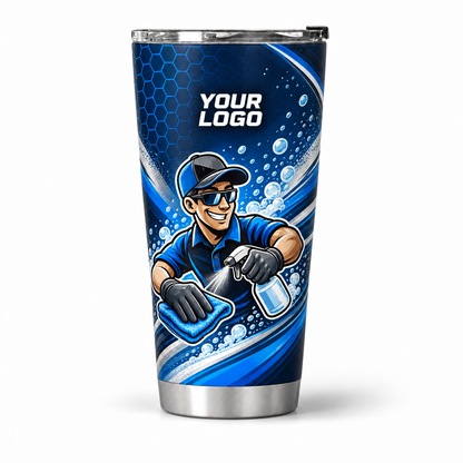 ADN033 personalized tumbler 20oz front product mockup