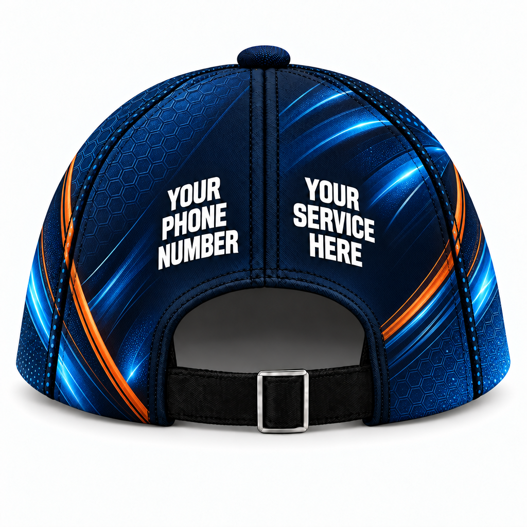 ADN034 personalized cap back product mockup