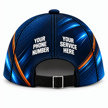 ADN034 personalized cap back product mockup